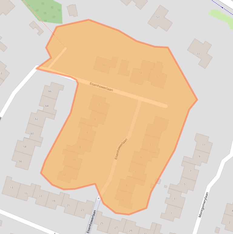 Kaart van postcodegebied 6551DA.