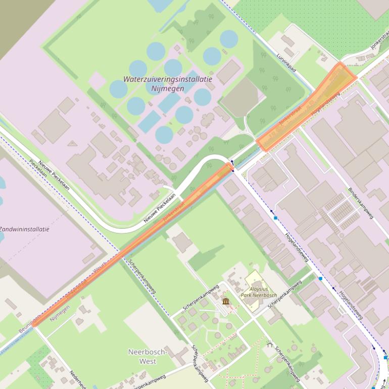 Kaart van postcodegebied 6551DH.