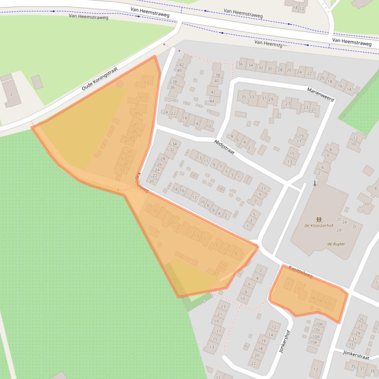 Kaart van postcodegebied 6551EA.