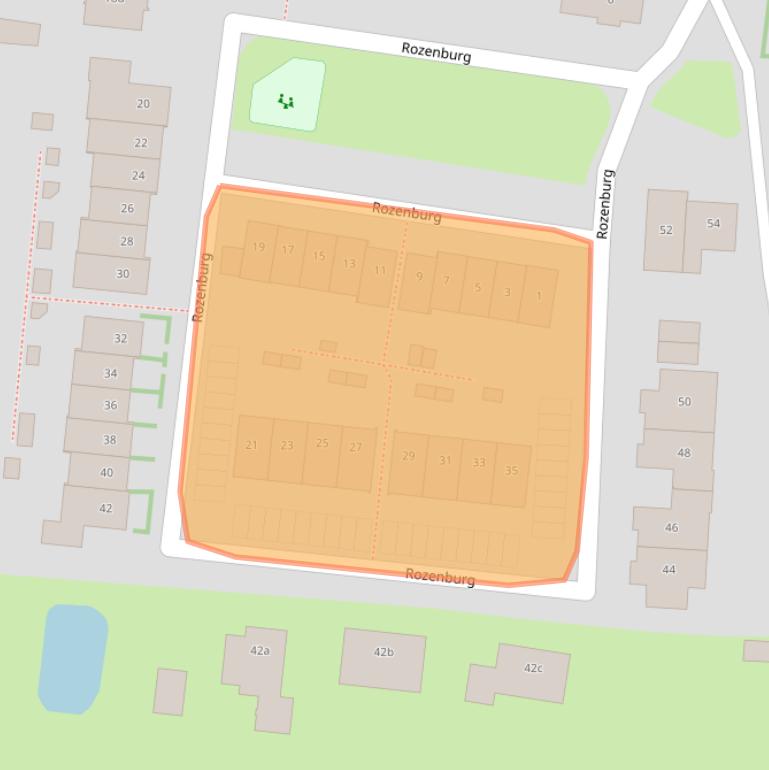 Kaart van postcodegebied 6551XA.