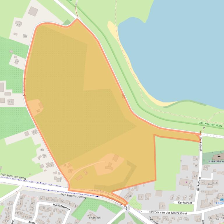 Kaart van postcodegebied 6551ZB.