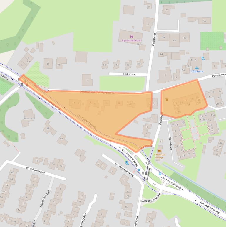Kaart van postcodegebied 6551ZS.