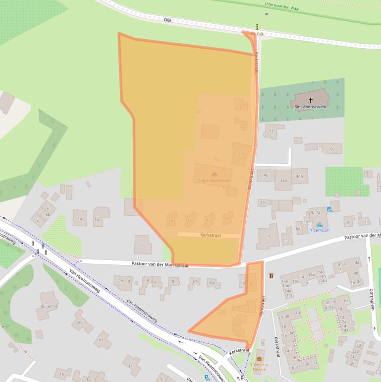Kaart van postcodegebied 6551ZX.