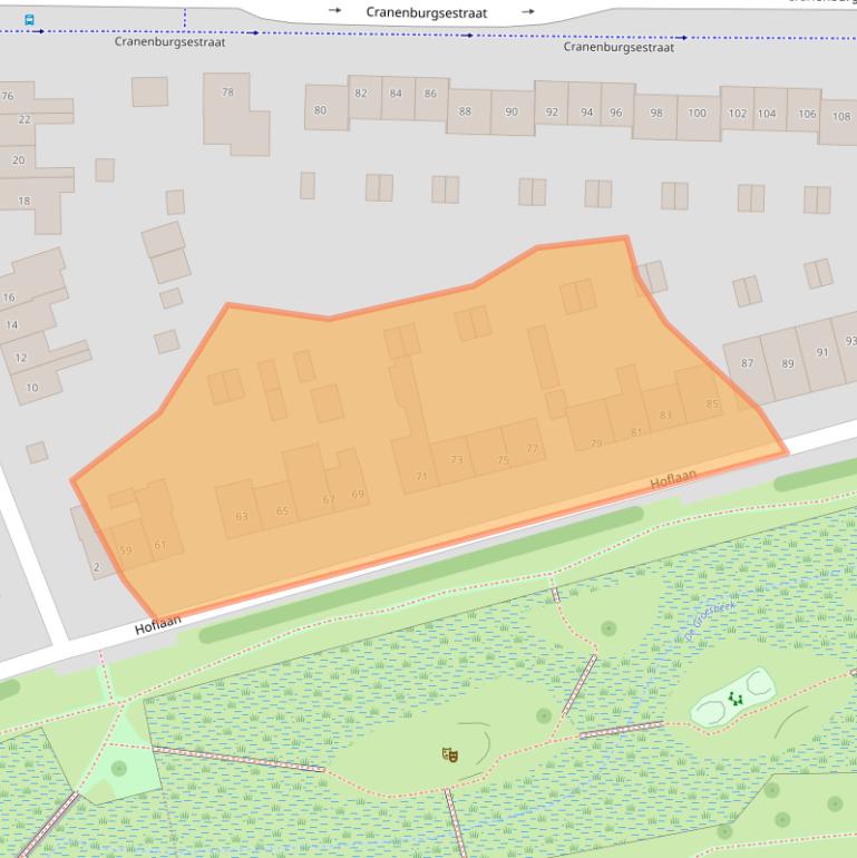 Kaart van postcodegebied 6561AX.