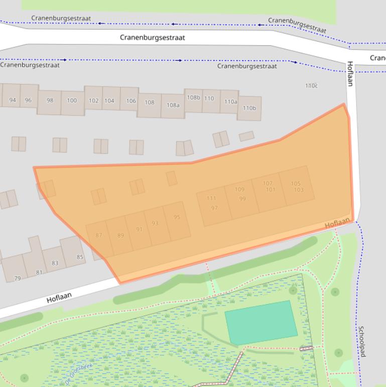 Kaart van postcodegebied 6561AZ.