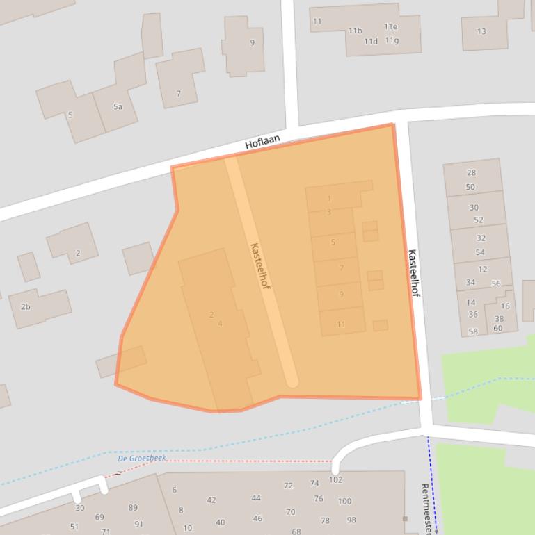 Kaart van postcodegebied 6561BX.