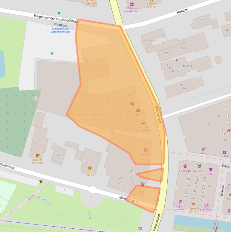 Kaart van postcodegebied 6561CA.