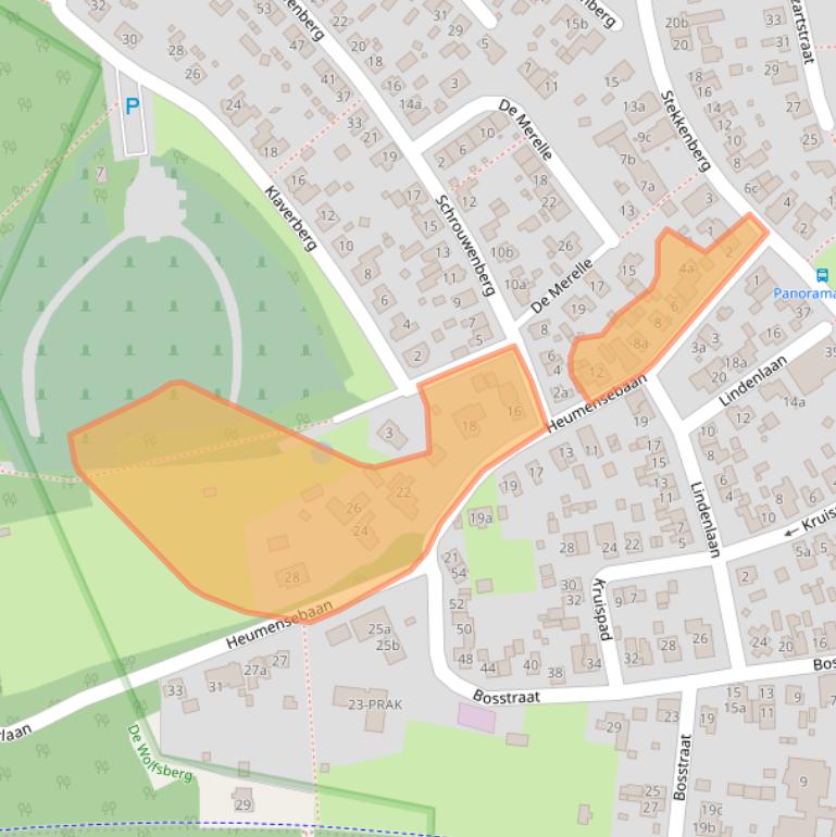 Kaart van postcodegebied 6561CK.