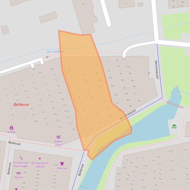 Kaart van postcodegebied 6561CR.