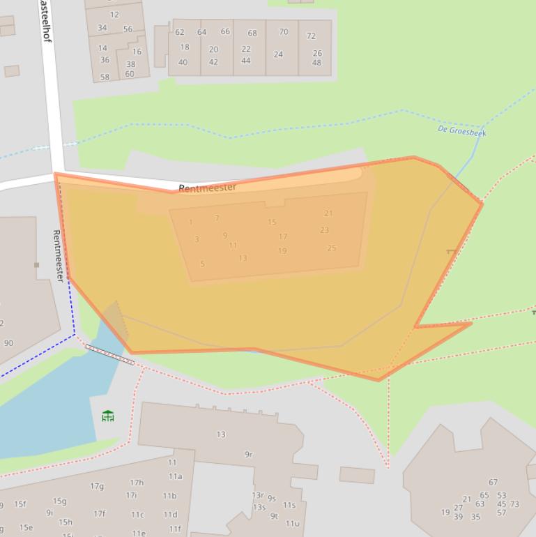 Kaart van postcodegebied 6561CT.