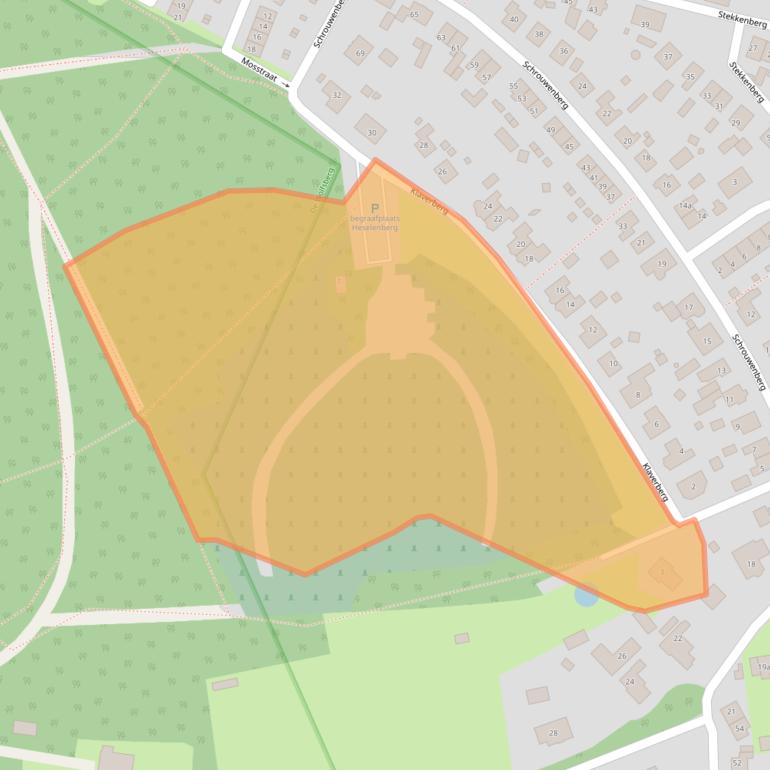 Kaart van postcodegebied 6561DD.