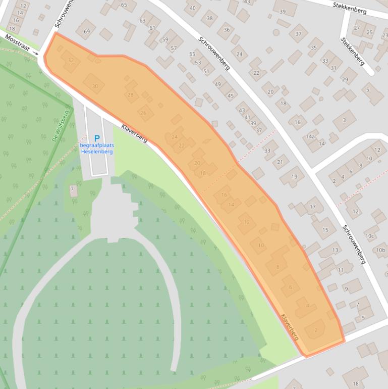 Kaart van postcodegebied 6561DE.