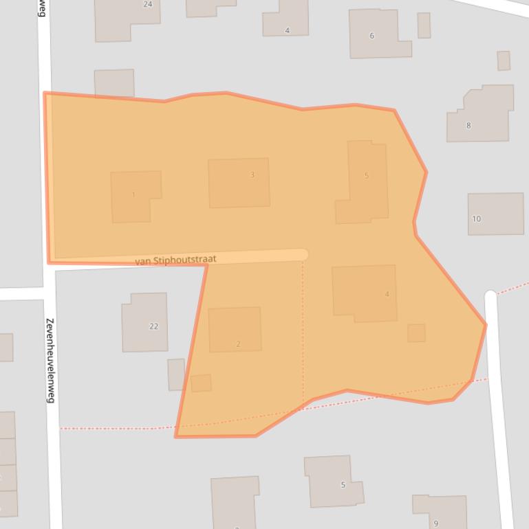 Kaart van postcodegebied 6561EX.