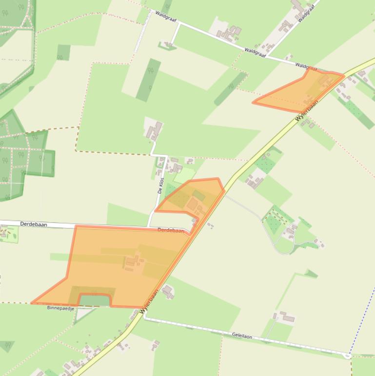 Kaart van postcodegebied 6561KP.