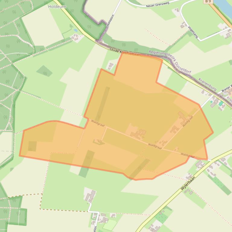 Kaart van postcodegebied 6561KT.