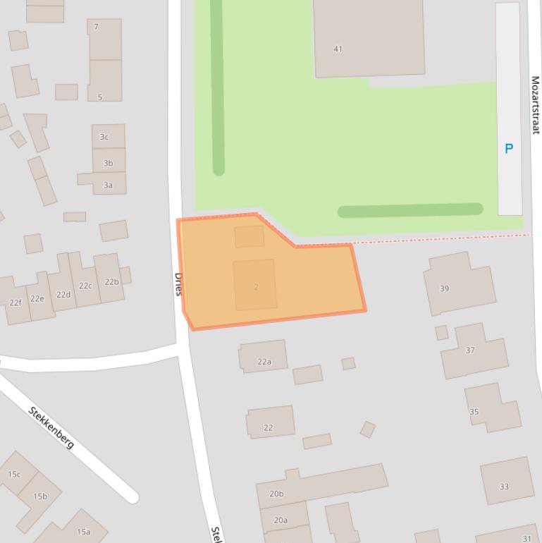 Kaart van postcodegebied 6561VS.