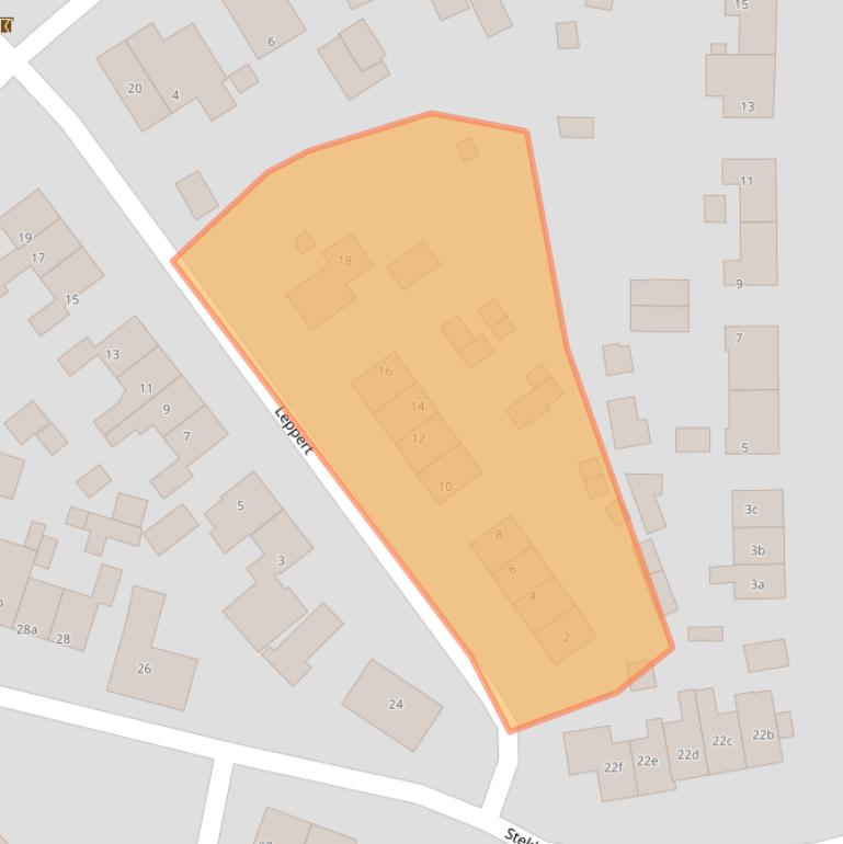 Kaart van postcodegebied 6561WX.