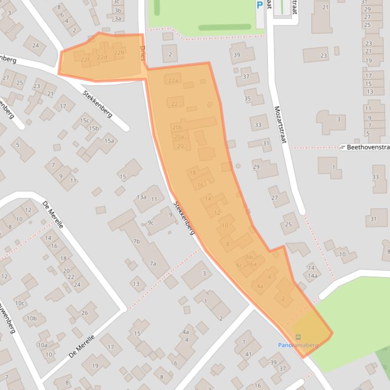 Kaart van postcodegebied 6561XJ.