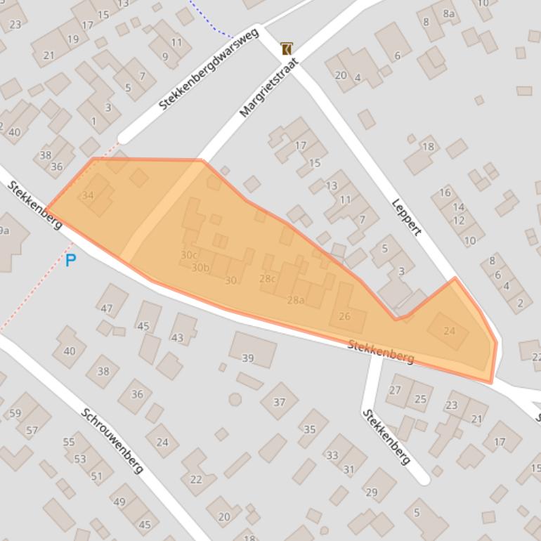 Kaart van postcodegebied 6561XK.