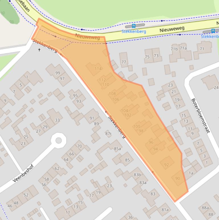 Kaart van postcodegebied 6561XN.