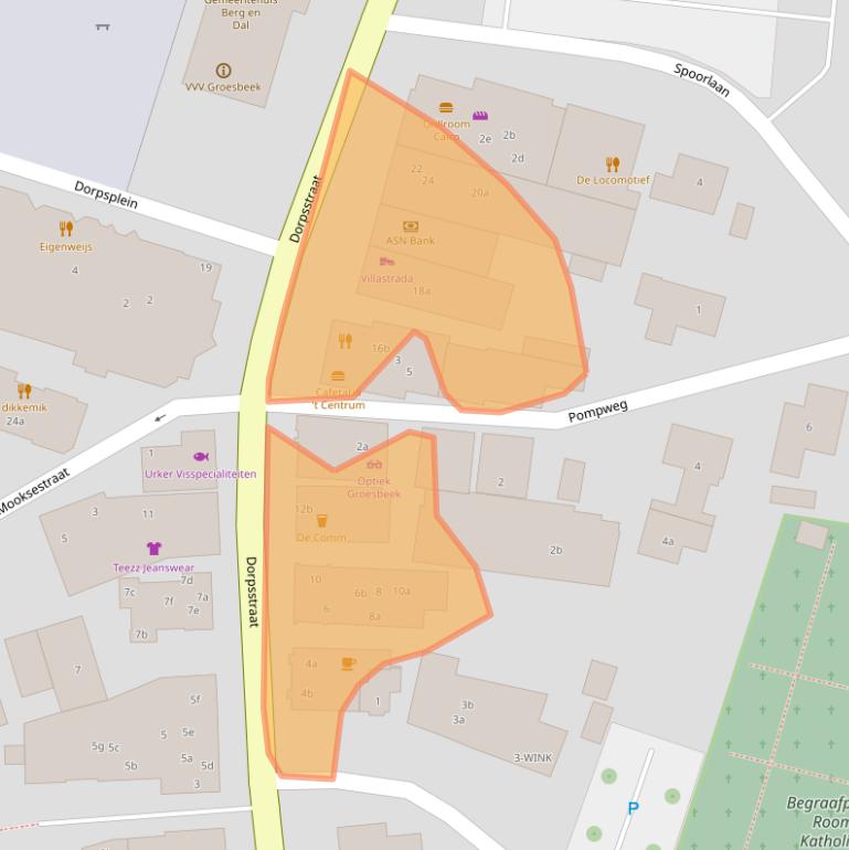 Kaart van postcodegebied 6562AB.