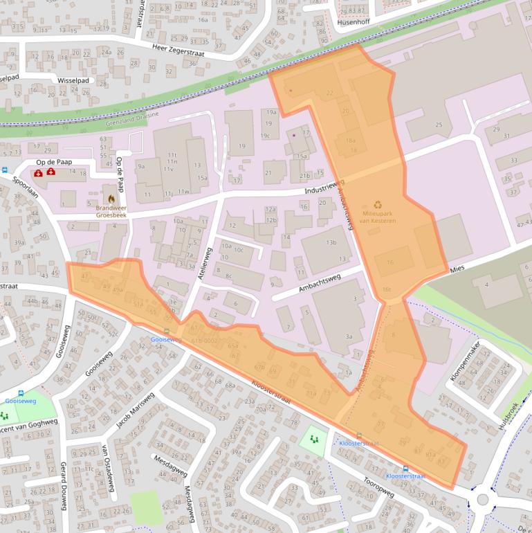 Kaart van postcodegebied 6562AV.