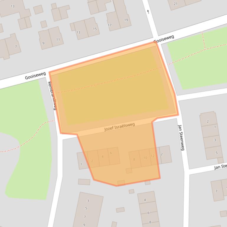 Kaart van postcodegebied 6562CA.