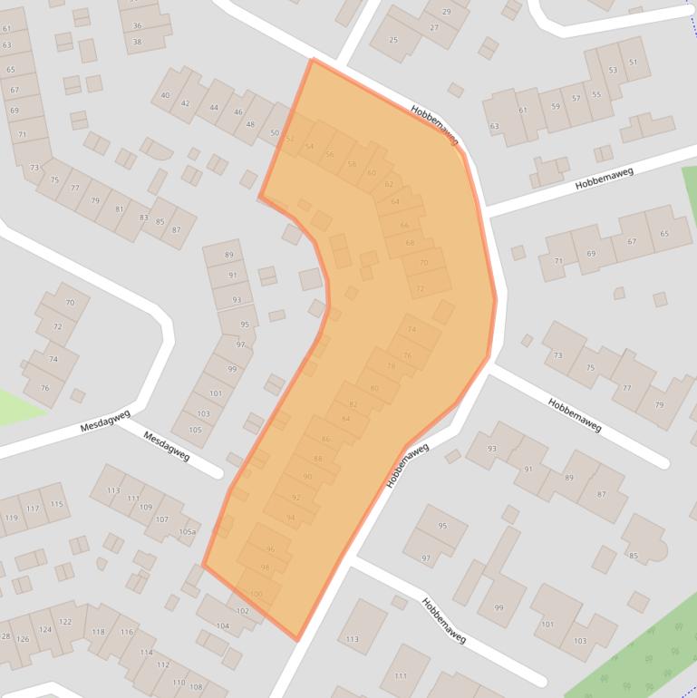 Kaart van postcodegebied 6562CV.
