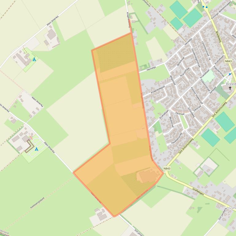 Kaart van postcodegebied 6562DV.