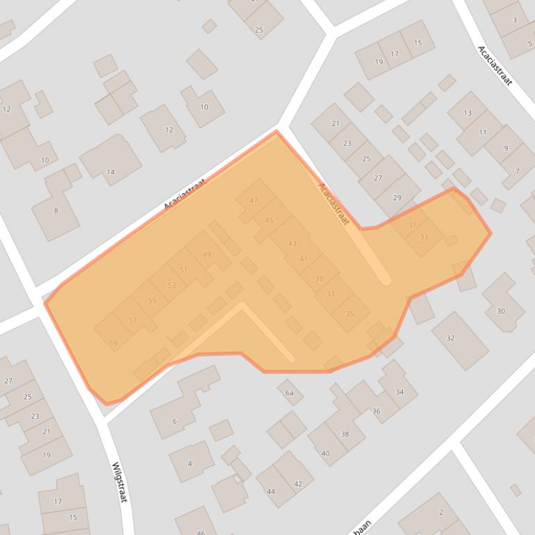 Kaart van postcodegebied 6562EM.