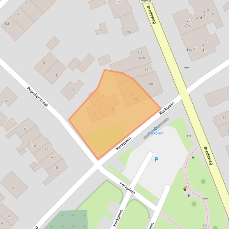 Kaart van postcodegebied 6562EZ.