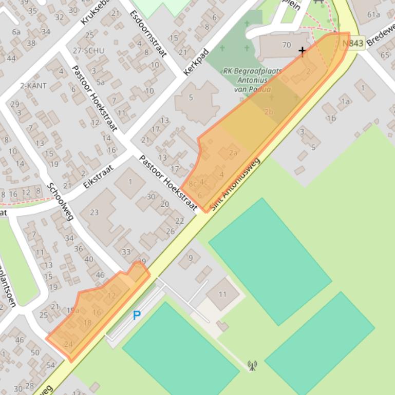 Kaart van postcodegebied 6562GM.