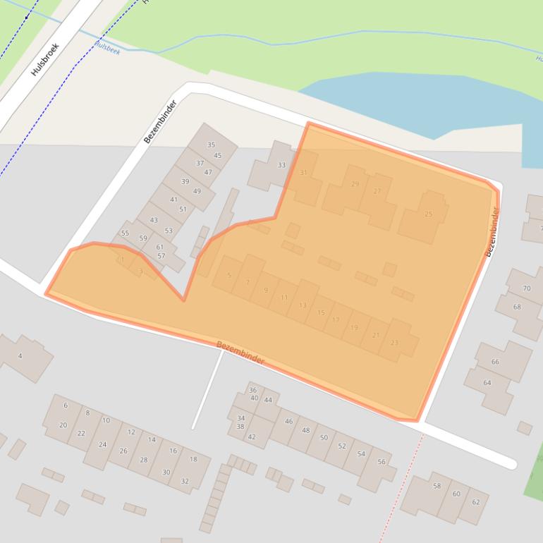 Kaart van postcodegebied 6562JL.