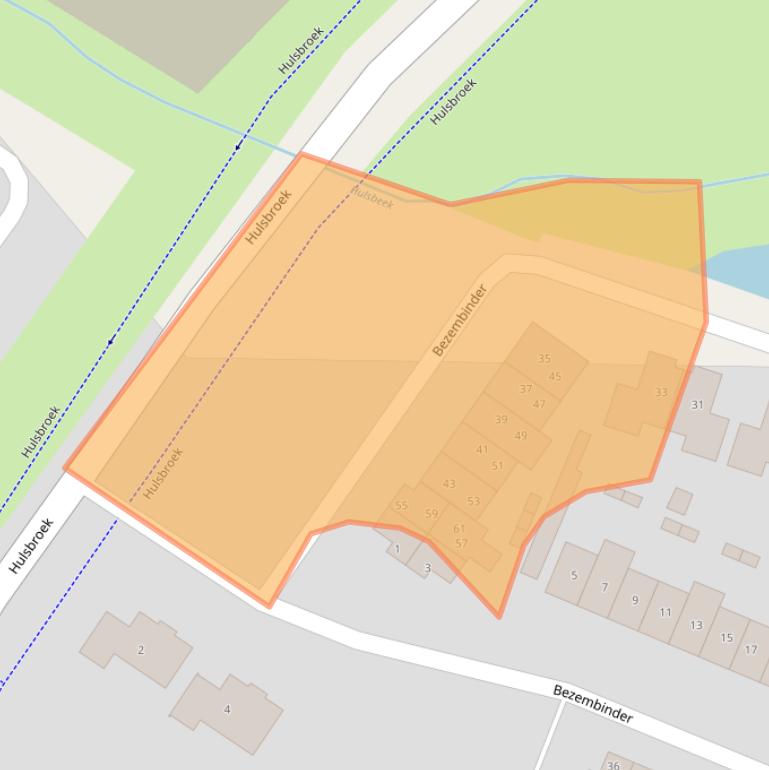 Kaart van postcodegebied 6562JM.