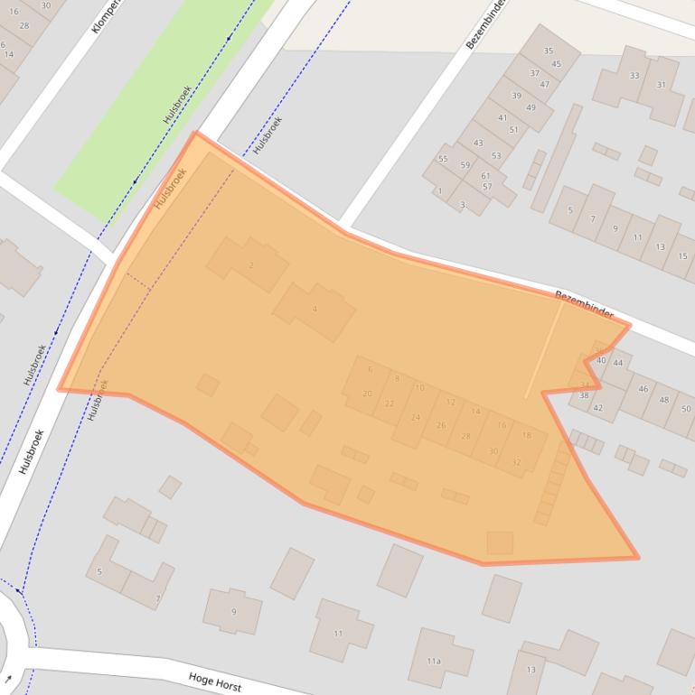 Kaart van postcodegebied 6562JN.