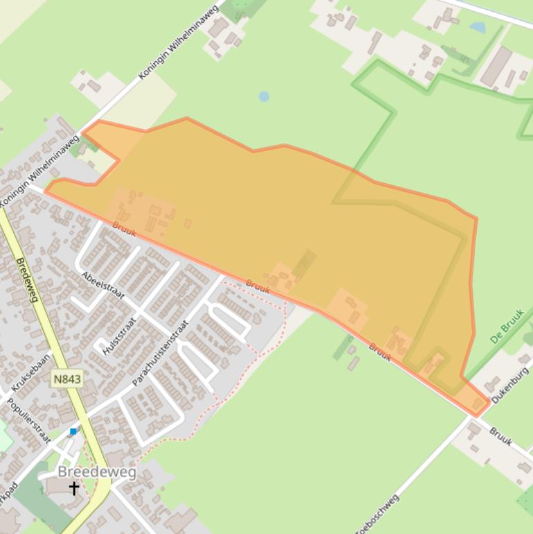 Kaart van postcodegebied 6562KJ.