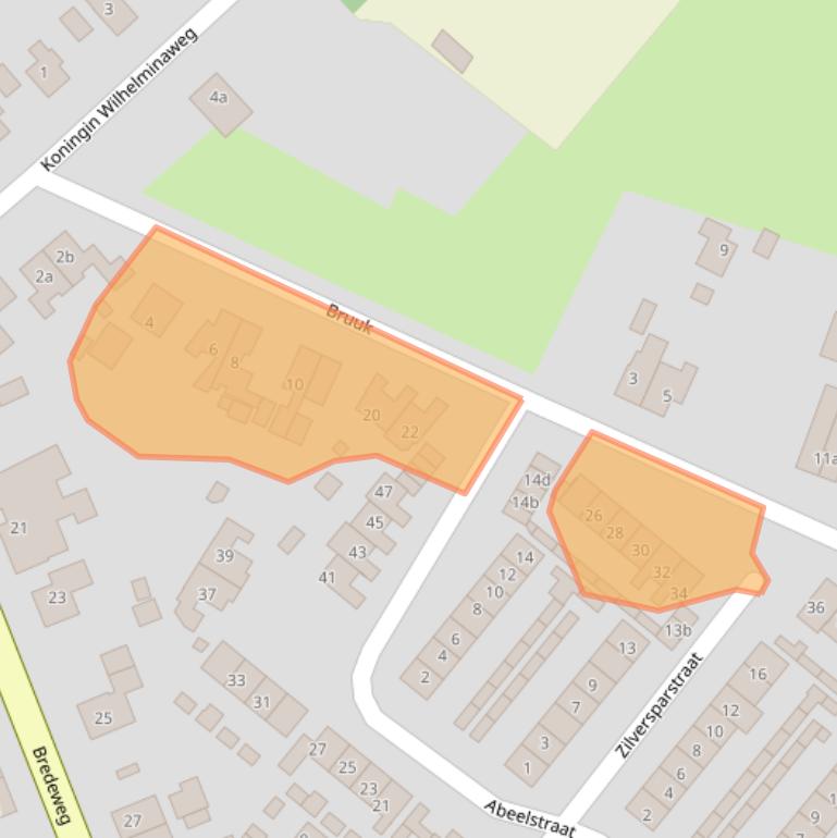 Kaart van postcodegebied 6562KL.