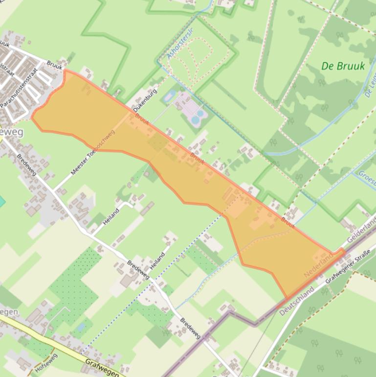 Kaart van postcodegebied 6562KN.
