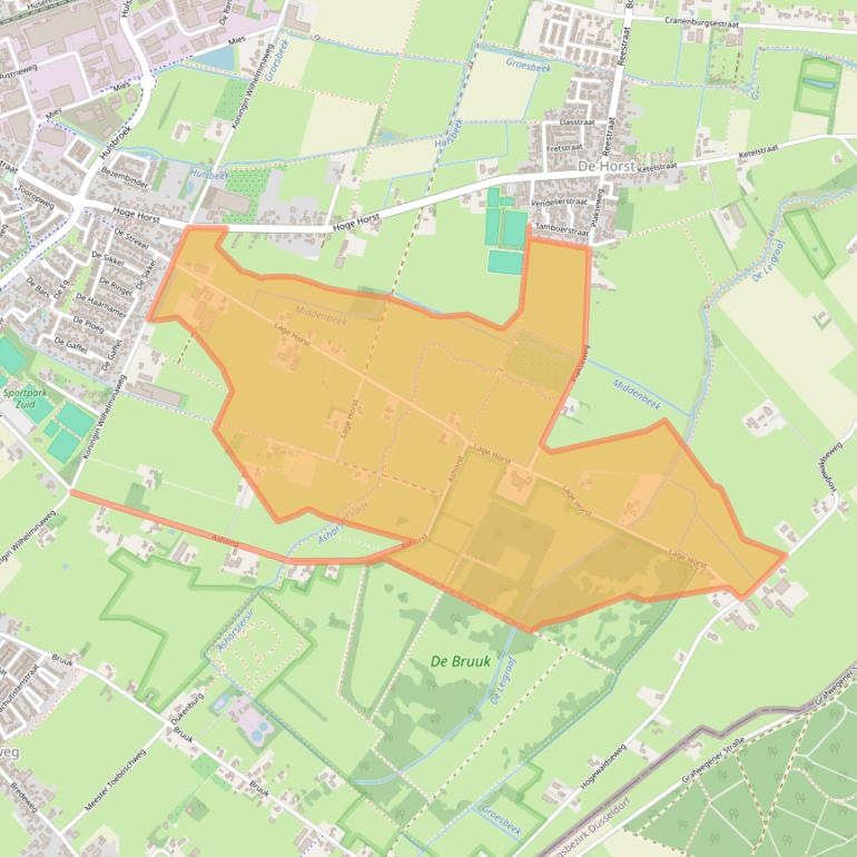 Kaart van postcodegebied 6562KT.