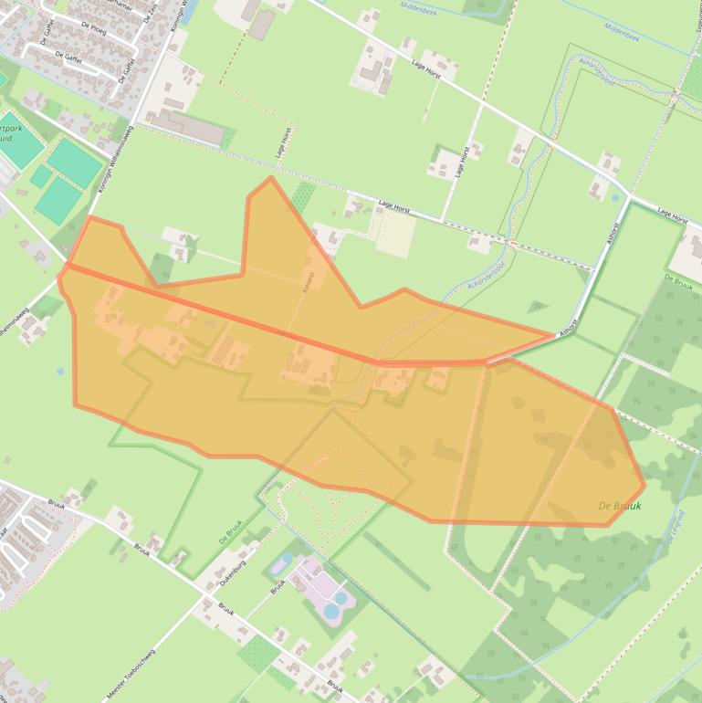 Kaart van postcodegebied 6562KV.