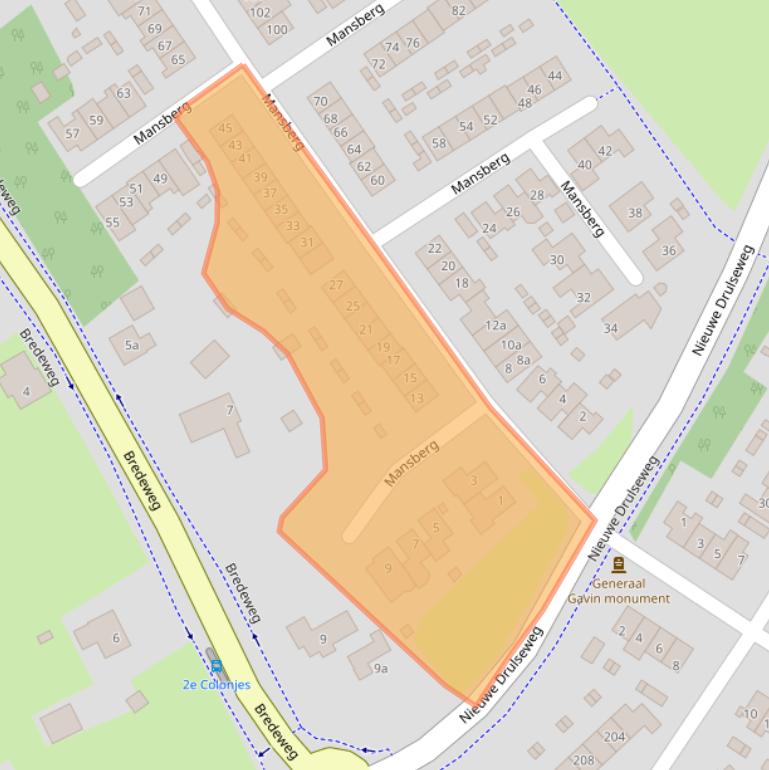 Kaart van postcodegebied 6562MA.