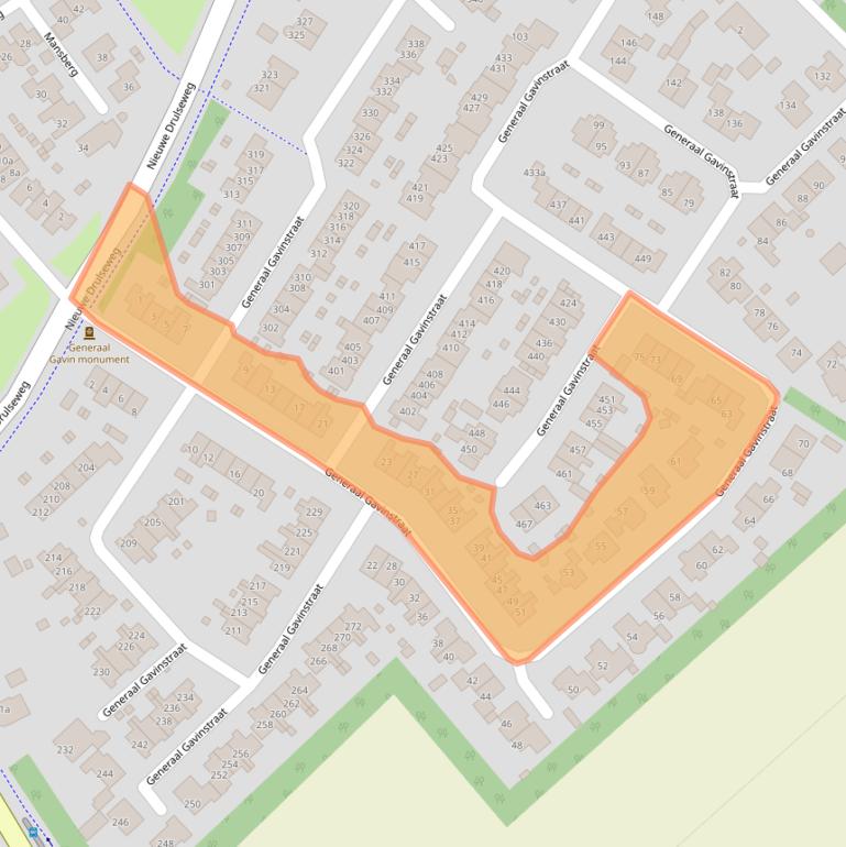 Kaart van postcodegebied 6562MG.