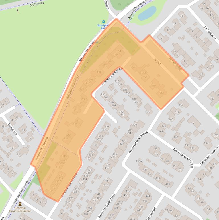 Kaart van postcodegebied 6562MK.
