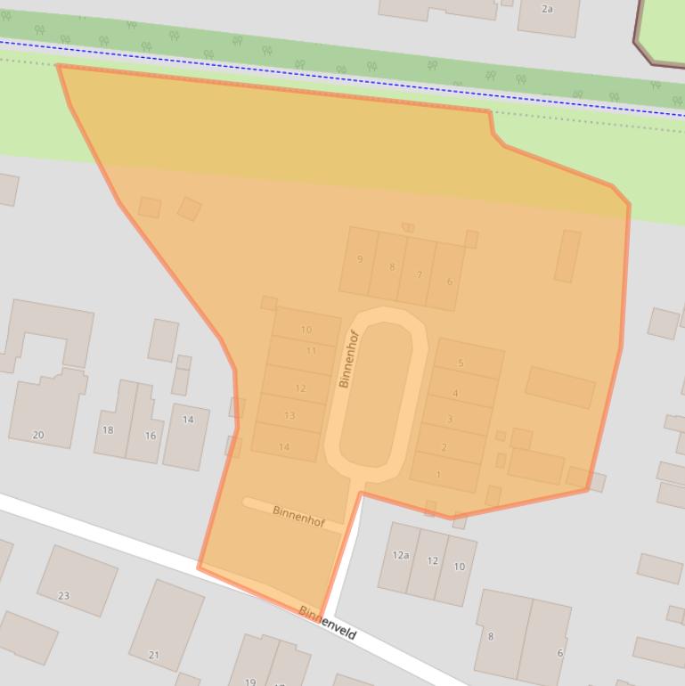 Kaart van postcodegebied 6562VA.