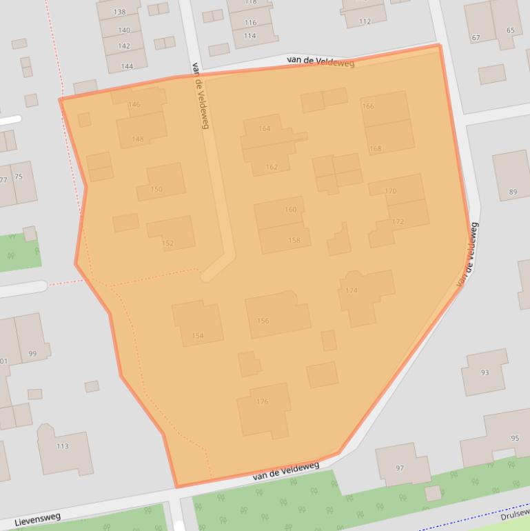 Kaart van postcodegebied 6562WK.