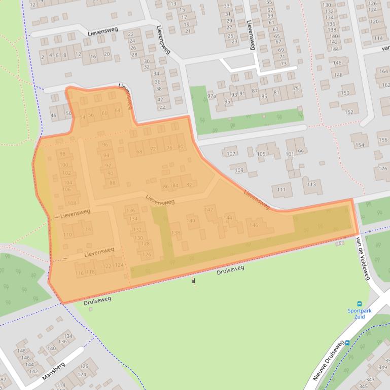 Kaart van postcodegebied 6562XP.