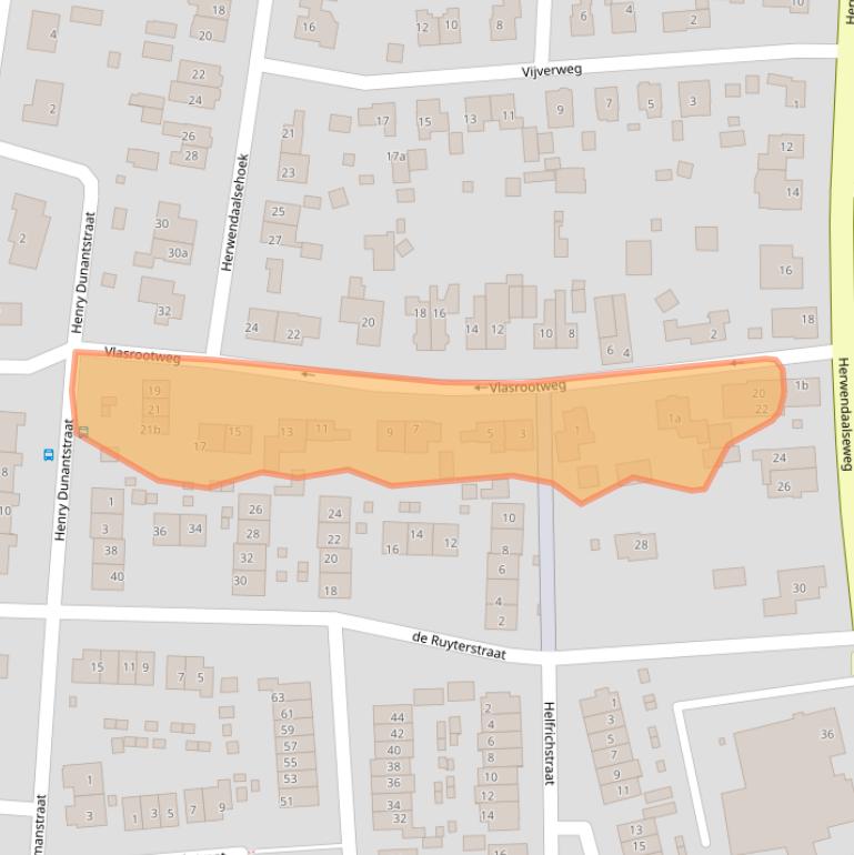 Kaart van postcodegebied 6562ZE.