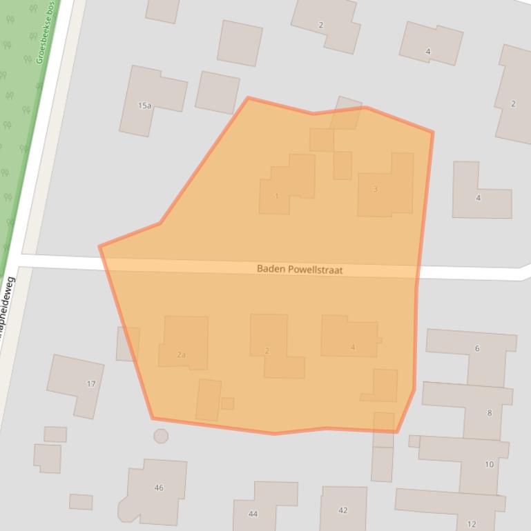 Kaart van postcodegebied 6562ZH.