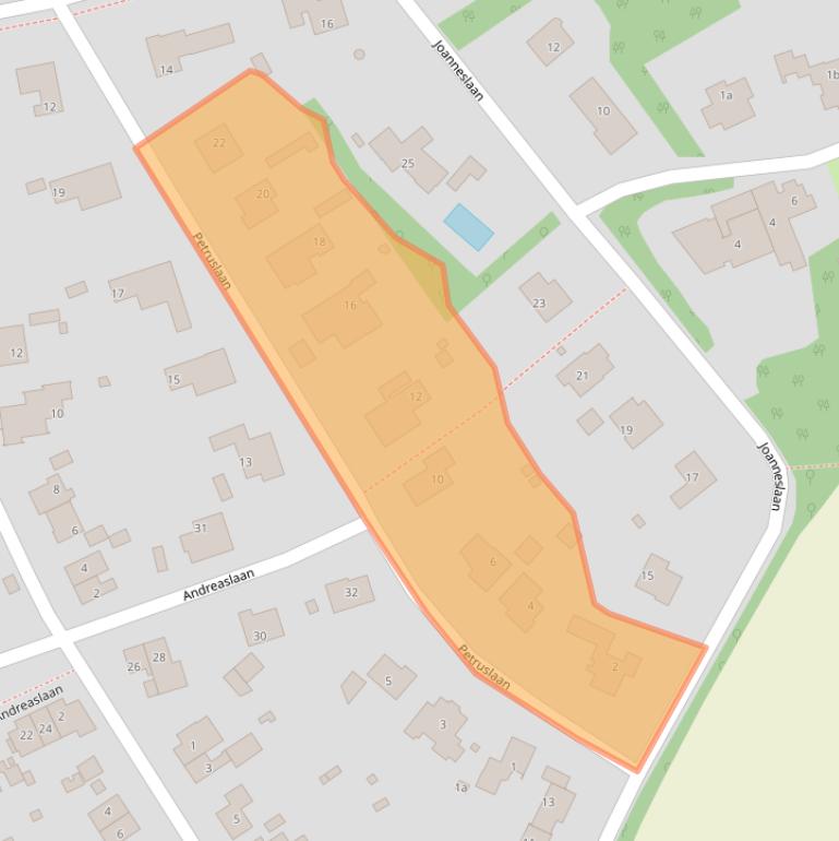Kaart van postcodegebied 6564AK.