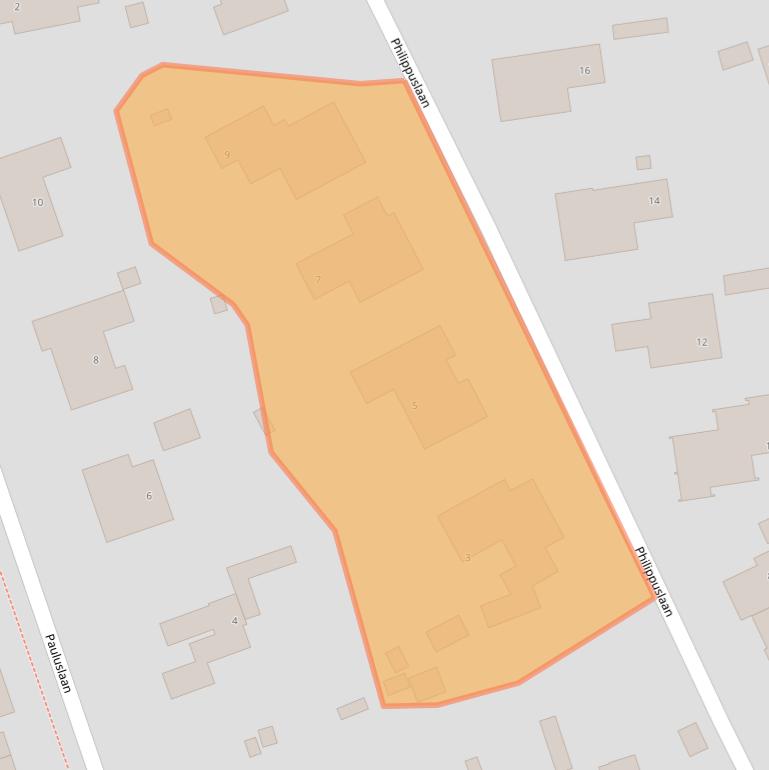 Kaart van postcodegebied 6564AL.